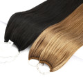 Brazilian Natural Top Quality Remy Knot Thread Tie Kind No Tip Hair Extensions Human Hair